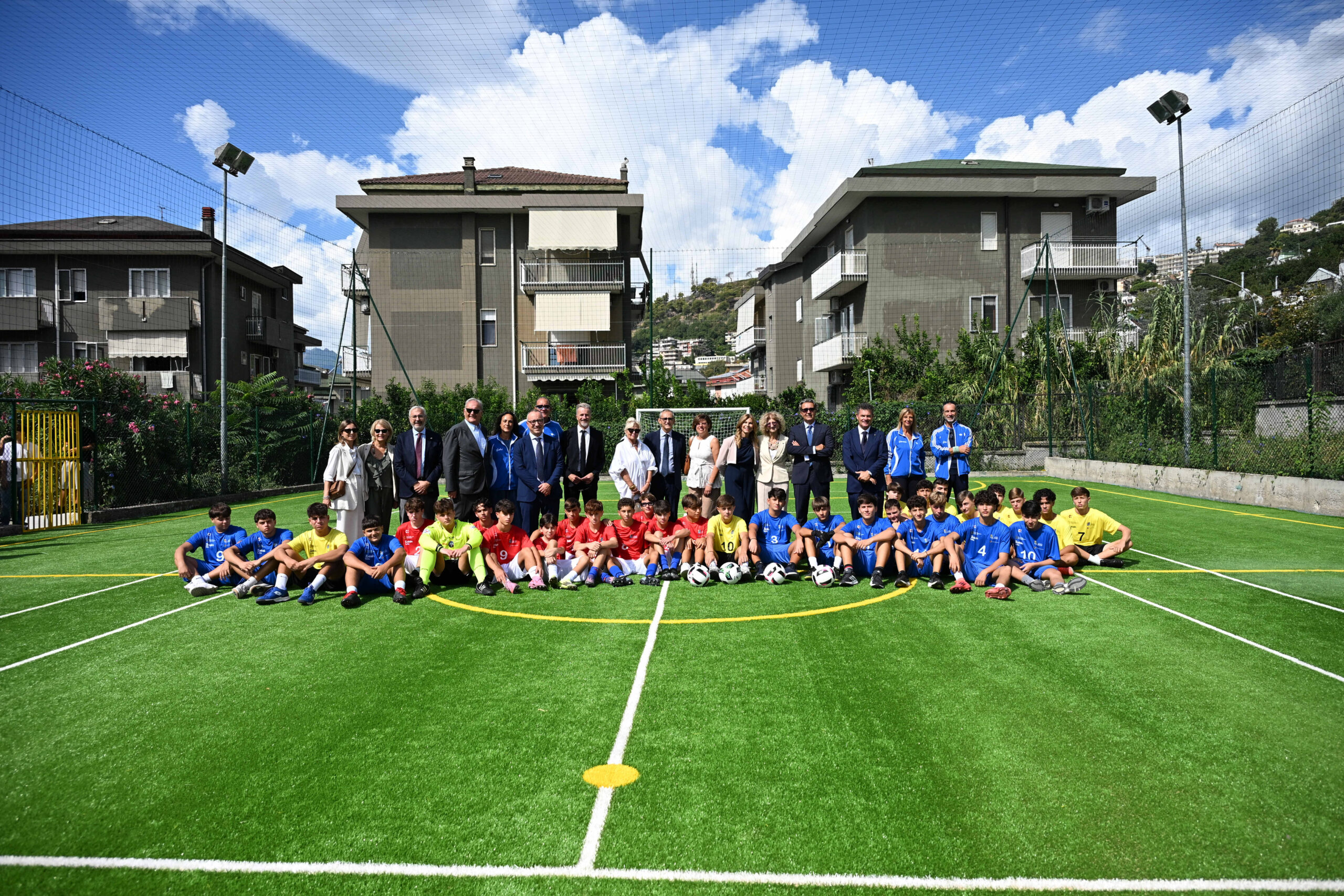 Inaugurato il nuovo campo sportivo del Liceo “Francesco De Sanctis”