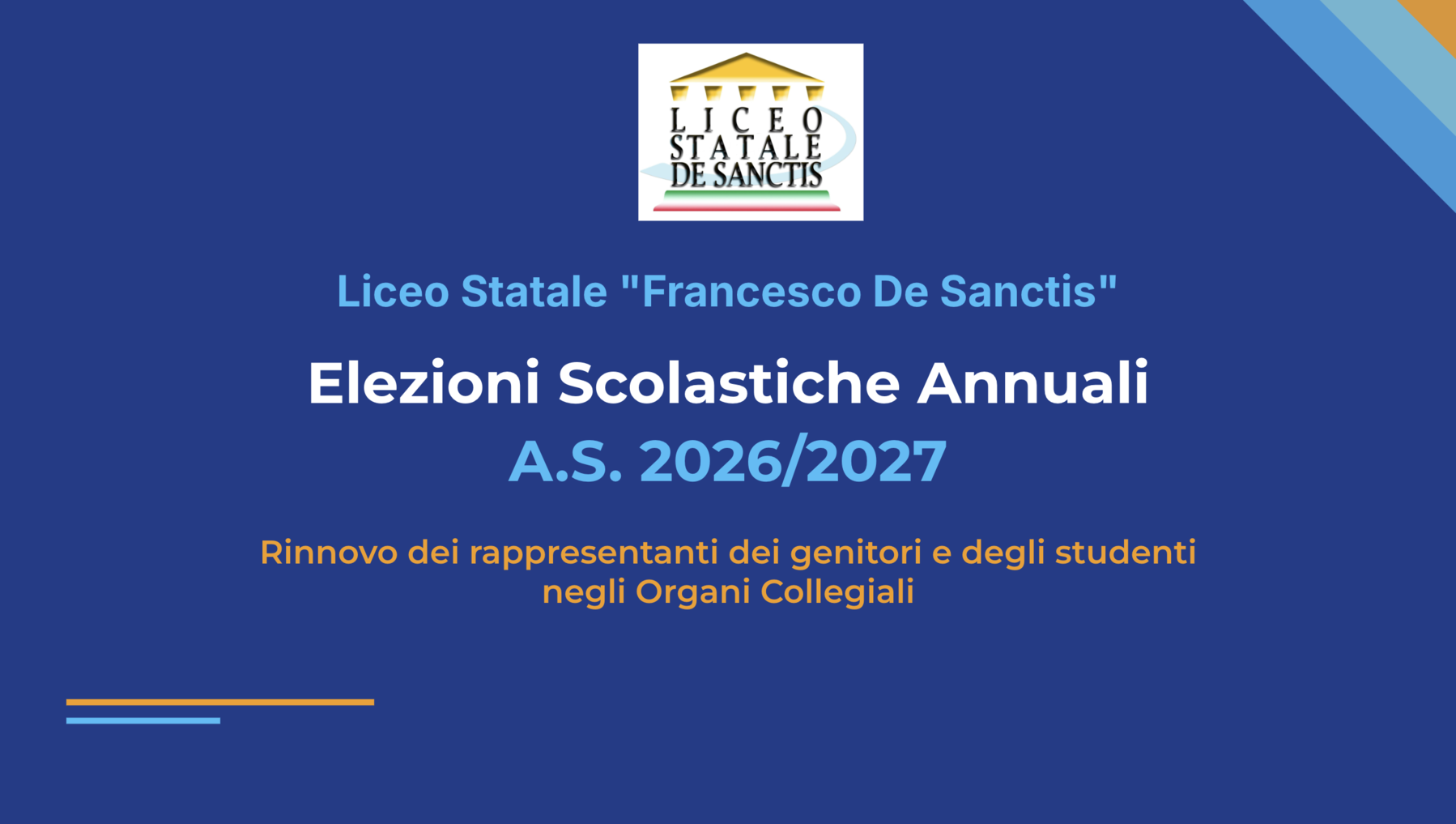 Elezioni scolastiche a.s. 2026/27